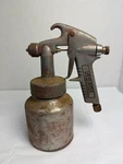 Vintage Sears Metal Paint Spray Gun W/ Canister 106.157010 As-is. Fixed Price $10.25.