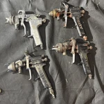 Star Astro HVLP01 Central Pneumatic Touch Up Paint Spray Gun Part Lot Is. Fixed Price $70.00.