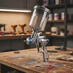 Lightweight Graco FX3000 Hvlp 1.8MM Gravity Feed Spray Gun - Ultimate Control. Fixed Price $356.99.