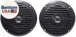 Pair MS525B 5.25" 400W Marine Boat Speakers, Ohm, Waterproof IP56, Black, Dura. Fixed Price $58.36.