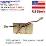Battery For Black And Decker GS500 Cordless Grass Shear Dc 3.6V Replace Pack. Fixed Price $22.00.