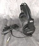 Koss SB40 Clearcom Headset - Black With Dual 1/8" 3.5MM Audio Jacks Tested. Fixed Price $29.95.