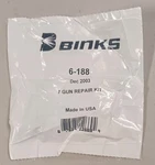 Binks 6-188 Rebuild Parts Repair Kit For Model 7 Spray Gun New Nos. Fixed Price $49.95.