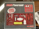 Coleman Powermate 44 Pc Air Spray Gun Paint Kit New Open Box. Fixed Price $74.99.