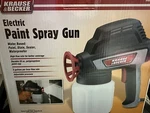 Krause & Becker 5 Gph Electric Paint Spray Gun W/ 24 Oz Cup Model 62267. Fixed Price $42.00.