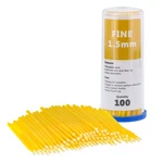 100 Pcs Automotive Touch Up Paint Micro Brushes Yellow Tip Chip Repair Kit Set. Fixed Price $14.99.