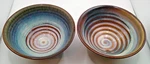 Bill Campbell Pottery Signature Northern Lights Glaze Cereal Bowls - Set Of 2. Fixed Price $60.00.