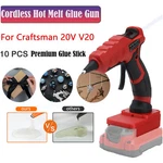 Hot Melt Glue Gun For Craftsman 20V V20 Li-ion Battery Handheld Repair Diy Tools. Fixed Price $19.99.