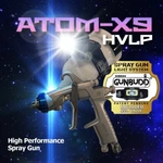 ATOMX9 Hvlp Auto Paint Air Spray Car 1.2 1.3 Tip Kit W/ Free Gunbudd. Fixed Price $119.95.