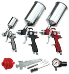 Atd Tool 6900 Automotive Pc. Hvlp Gravity Car Paint Spray Gun Set. Fixed Price $148.95.