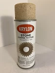 Krylon Stone Coarse Texture Spray Paint Travertine Tan 12 Oz Diy Craft Project. Fixed Price $28.99.