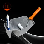 1PC 4IN Cup With Roller Frame Tray 1L Handheld Painting Tool - New. Fixed Price $12.78.