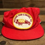 Vtg Western Sand Gravel Hat Snapback Cap Mens Red Louisville Mfg Usa 80S - Read. Fixed Price $28.88.