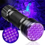 Uv Flashlight Black Ultraviolet Led Pet Urine Stains Detector. Fixed Price $7.99.