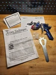 C.a Technologies Jaguar 100H Hvlp Gravity Feed Spray Gun Kit - Used, Incomplete. Fixed Price $199.99.