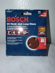 Bosch SR5R042 5IN 40 Grit Hook & Loop 8-HOLE Aluminum Oxide Discs 25PK. Fixed Price $19.79.
