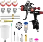 Hvlp Air Spray Gun Kit Automotive Paint Nozzle Set 600ML Aluminum. Fixed Price $48.47.