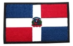 Dominican Republic National Country Flag Embroidered Hook And Loop Patch. Fixed Price $5.99.