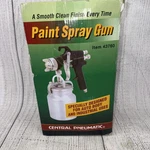 Central Pneumatic Paint Spray Gun Item #43760 Swl - New Box. Fixed Price $43.99.