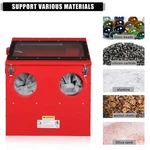 Sandblaster Cabinet Benchtop Abrasive Blasting Media Box Red. Fixed Price $142.76.