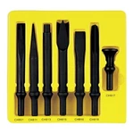 7-PIECE Heavy-duty Chisel Set With .498 Shank GRECS807 Brand New!. Fixed Price $95.06.