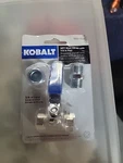 Kobalt Npt Shut-off Kit With 1/2-IN Port 3/8-IN Input Model #SGY-AIR13NB. Fixed Price $9.99.