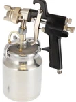 Air Gun Production Paint Sprayer 1 Quart Siphon Non Drip Cup High Press Em. Fixed Price $45.00.