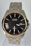 Citizen Eco Drive Men's Stainless Steel Water Resistant 100M Black Dial Sapphire. Fixed Price $275.00.