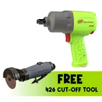 Ingersoll Rand 2235QTIMAX-G 1/2" Quiet Titanium Impact + 426 Cut-off Tool. Fixed Price $299.99.
