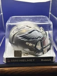 Miles Sanders Autographed Riddle Mini Helmet Football Jsa Coa Philadelphia Eagle. Fixed Price $50.00.