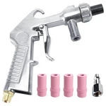 Sandblaster Kit Abrasive Sandblasting Gun Rust Removal Steel Cleaning Air. Fixed Price $40.42.
