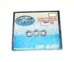 New Pack Of Large San-blast 6305-03 Steel Siphon Air Jet Gaskets Made In Usa. Fixed Price $9.99.