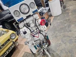 Schmidt Accustrip Systems Armex Series 12SX Blasting Pot Hoses & Gun. Fixed Price $7999.00.