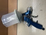 Devilbiss FLG4 Gravity Feed Hvlp Paint Spray Gun W/ 1.5MM Nozzle And Kit. Fixed Price $464.00.