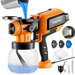This Hill 1000W High Power Electric Spray Paint GUN,1500ML Orange Black. Fixed Price $105.32.