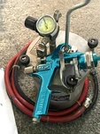 Binks Hvlp Gun Package W/ Mach 1 Sl, SG2 Cup, And New Liners, Hoses Spares. Fixed Price $499.99.