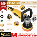 Car Buffer Polisher Waxer 7-SPEED Rotary 5"6"+7" Backing Plate Polishing Machine. Fixed Price $47.99.