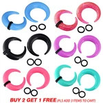 16PCS/SET Buffalo Bull Horn Stretching Taper Plug Spiral Ear Gauges Kit Tunnels. Fixed Price $9.59.