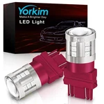Yorkim Led Brake Bulb 3157 Red, 3156 Tail Lights With Projector 3057 3056. Fixed Price $11.10.