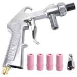 Sandblaster Kit Abrasive Blasting Gun Rust Remove With Air Quick Adapter. Fixed Price $32.24.