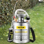 Vevor 1-GALLON Stainless Steel Backpack Sprayer With Adjustable Pattern. Fixed Price $49.90.