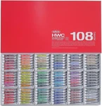 Holbein Artists' Watercolors - 108 5ML Tubes All Set W422. Fixed Price $355.00.