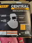Central Machinery Media Blasting Hood 28 Sq Viewing Area Lens 59485. Fixed Price $20.00.