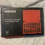 Neiko 02457A Lug-nut Key Set, Wheel-lock Removal Tool Kit For Aftermarket (new). Fixed Price $70.00.