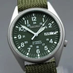 Near Mint+++ Seiko 7S26-3060 Military Day Date Green Dial Men's Watch Jpn UU4. Fixed Price $169.99.