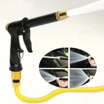 High Pressure Water Gun - 360 Rotating Nozzle, American Thread For Car & Patio. Fixed Price $9.99.