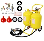 Dual Abrasive Soda Blaster 100 Lbs Capacity Coated Tank Frame Paint Removal. Fixed Price $562.99.
