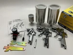 Scratch & Dent, See Actual Photos Vaper 19220 Hvlp Triple Set-up Spray Gun Kit. Fixed Price $129.95.