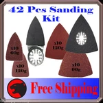 42 Sanding Kit Oscillating Multitool Pad For Ryobi Jobmax Craftsman Nextec. Fixed Price $25.99.