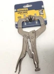 New Irwin Vise Grip 6" Locking Clamp With Swivel Pads Silver- 151564. Fixed Price $29.00.